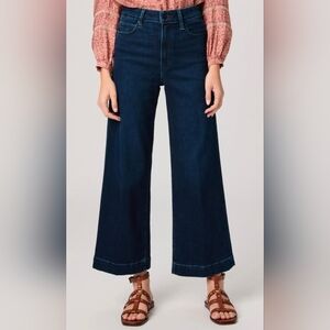 PAIGE Anessa Dark Blue Wide Leg Jeans Size 28